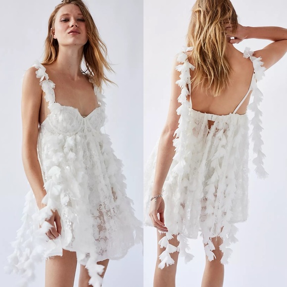 For Love And Lemons Dresses & Skirts - NWT For Love & Lemons Bellatrix Mini Dress Bridal
